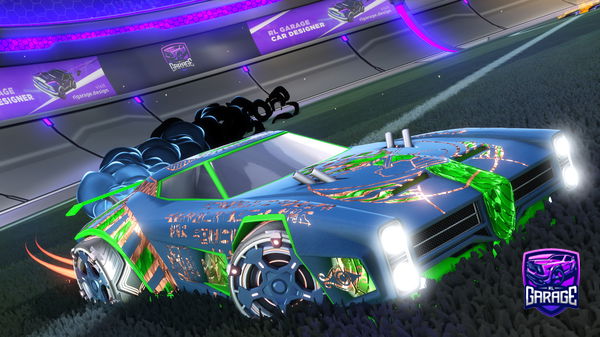 A Rocket League car design from baz_