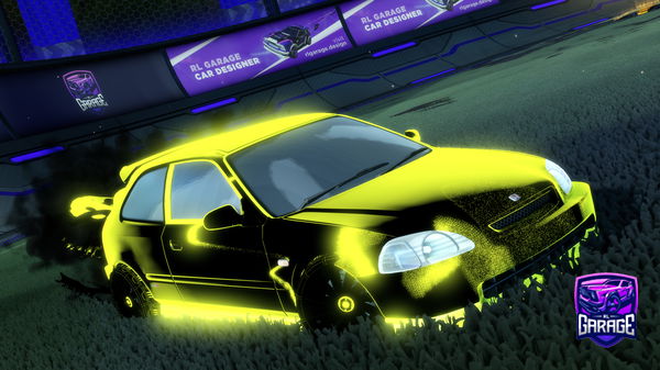 A Rocket League car design from TUNK5TER