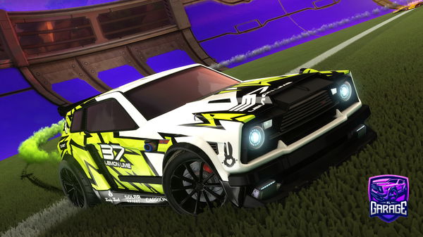 A Rocket League car design from Banholt