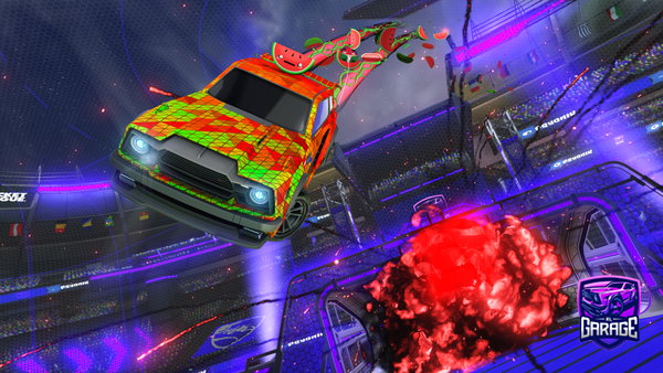A Rocket League car design from Satoshi___
