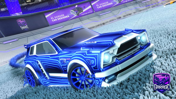 A Rocket League car design from LLyusic