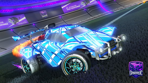 A Rocket League car design from adrianbartekde