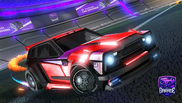 A Rocket League car design from purpletoken