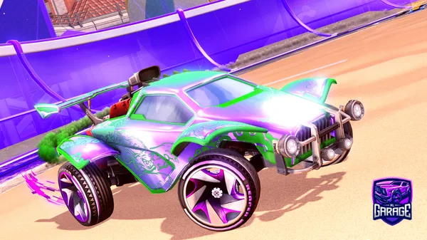 A Rocket League car design from Impxlsy