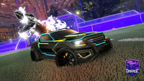 A Rocket League car design from ShaZeRaa