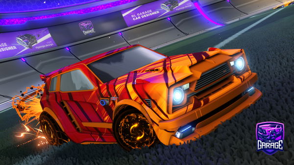 A Rocket League car design from zlewozmywak420