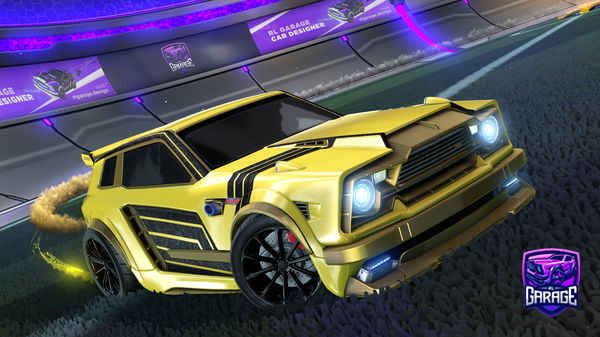 A Rocket League car design from OrgiYT