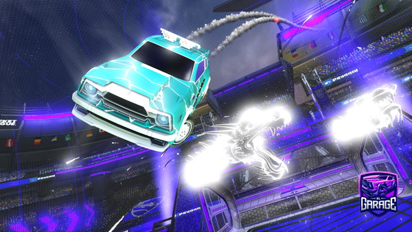 A Rocket League car design from squashywashywoo