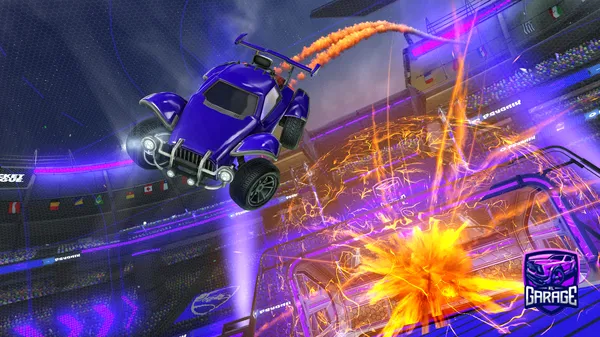 A Rocket League car design from Hypzz