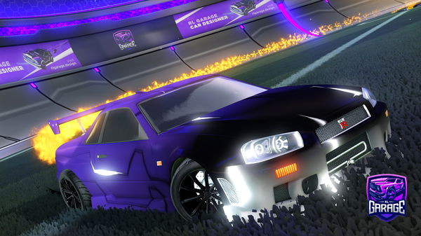 A Rocket League car design from uchihamad