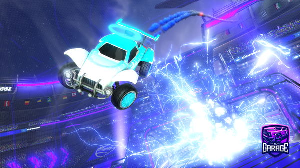 A Rocket League car design from Longhommejnr