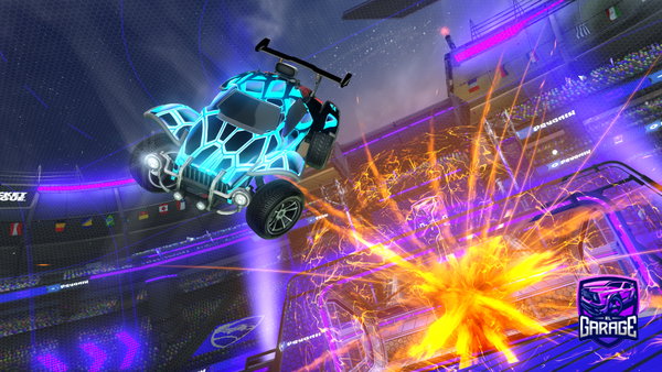 A Rocket League car design from flash1927