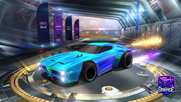A Rocket League car design from SweatyGyro