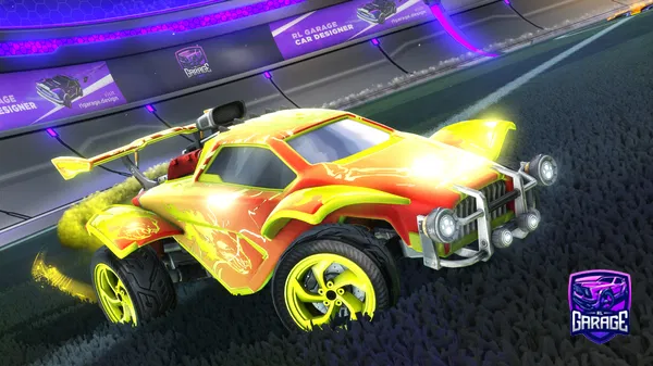 A Rocket League car design from skittles042008