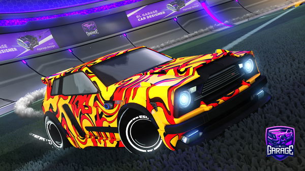A Rocket League car design from Rex0d