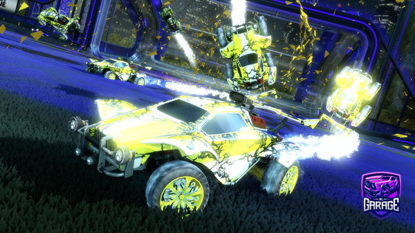 A Rocket League car design from Mikeymonster