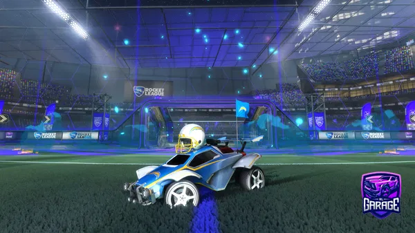 A Rocket League car design from ClippedByArtxc