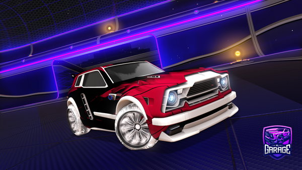 A Rocket League car design from CR4ZYxP0T4T0