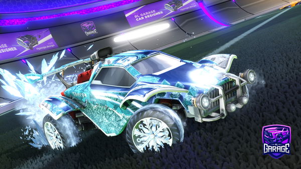 A Rocket League car design from 3ff3