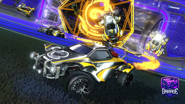 A Rocket League car design from SSGTRAILMIX