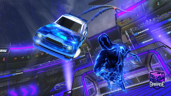 A Rocket League car design from PoggyPaulinylol