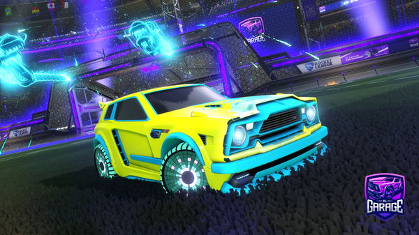 A Rocket League car design from FriskyTurtle792