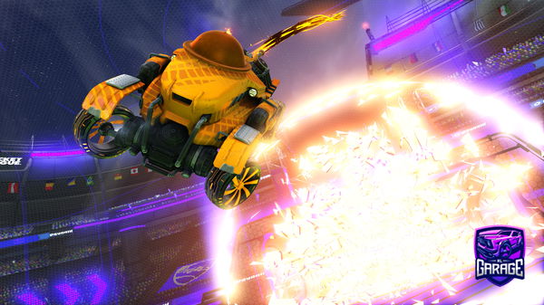 A Rocket League car design from HeroFayez1