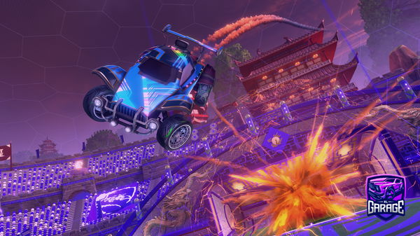 A Rocket League car design from Shadow996