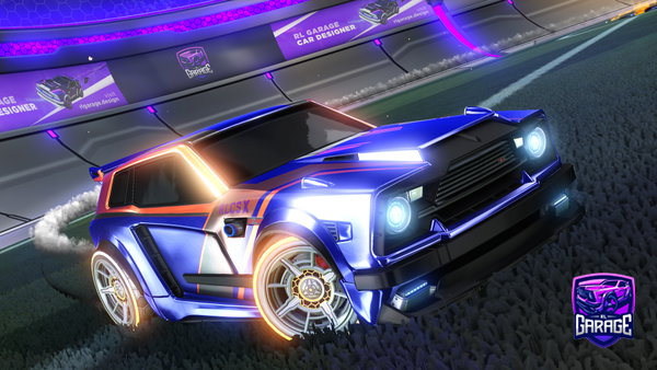 A Rocket League car design from TitanFranz07