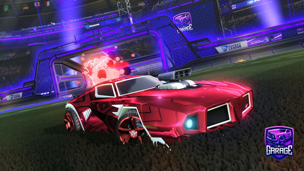 A Rocket League car design from momosgo
