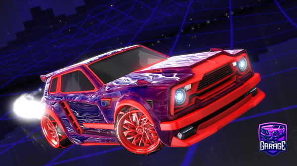 A Rocket League car design from BlAckRoSe001