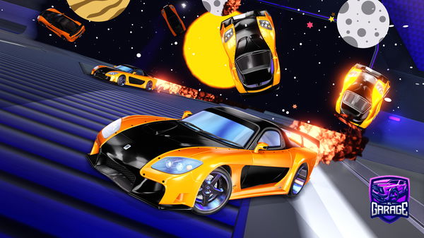 A Rocket League car design from V1_Purple