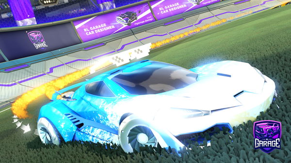 A Rocket League car design from palmtreezs