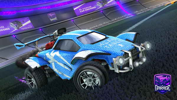 A Rocket League car design from Soolike
