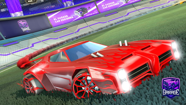A Rocket League car design from Samji-