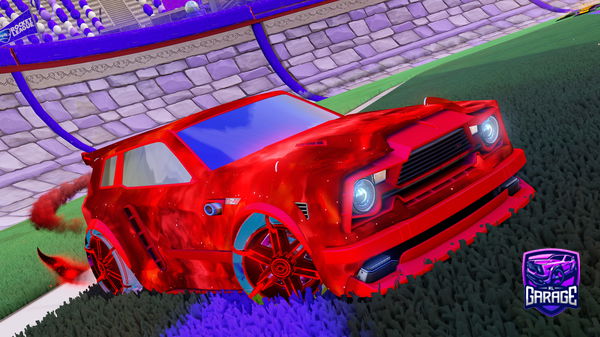 A Rocket League car design from Zr4me