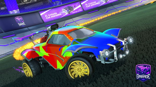A Rocket League car design from kronosrll