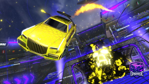 A Rocket League car design from rl_pusheenmg