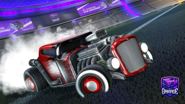 A Rocket League car design from ClippedByArtxc