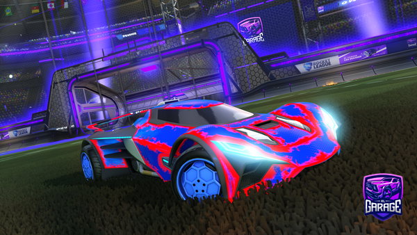 A Rocket League car design from Djcosmo