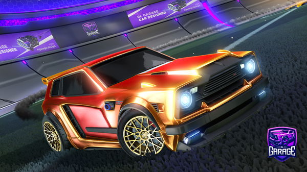 A Rocket League car design from AVCplayzz