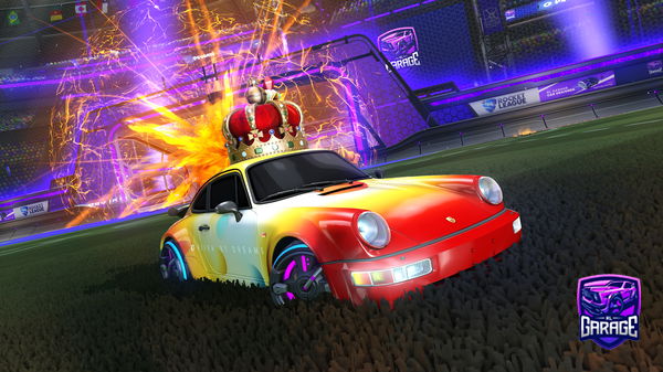 A Rocket League car design from Localmickyds