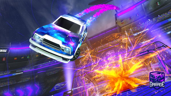 A Rocket League car design from Descargas