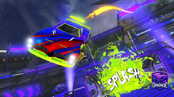 A Rocket League car design from sxquidz