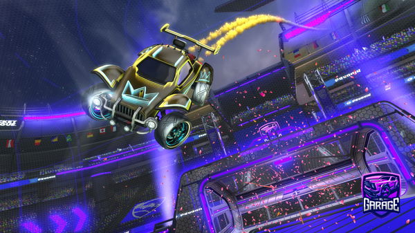 A Rocket League car design from StuckInTheTrip