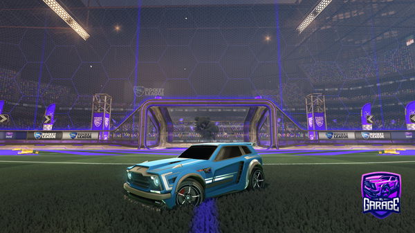 A Rocket League car design from Ripperatschool