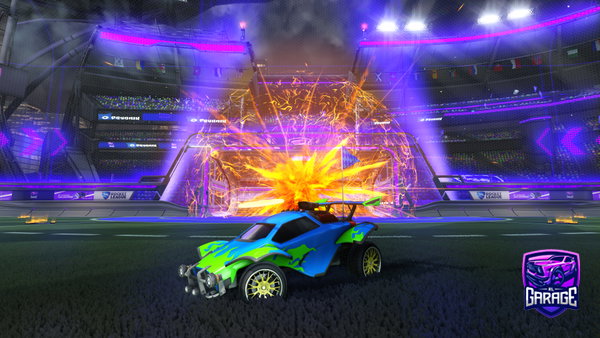 A Rocket League car design from Toki_0905