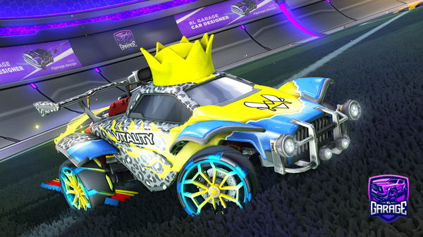 A Rocket League car design from Foo515