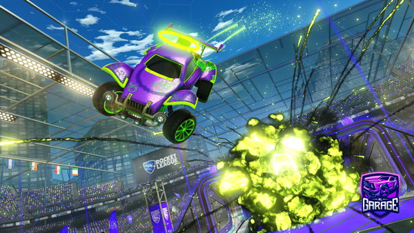 A Rocket League car design from Yo7