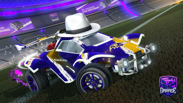 A Rocket League car design from enton123